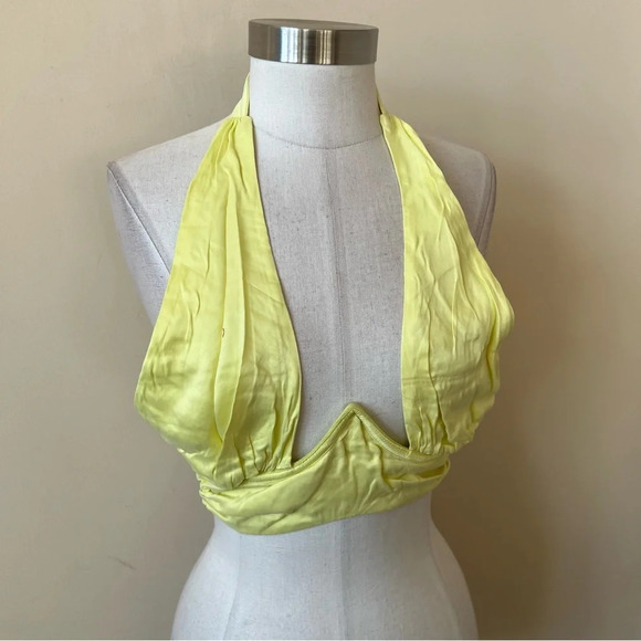 New! For Love and Lemons Rana Cross Front Crop Top NWOT 17451 - Picture 7 of 14